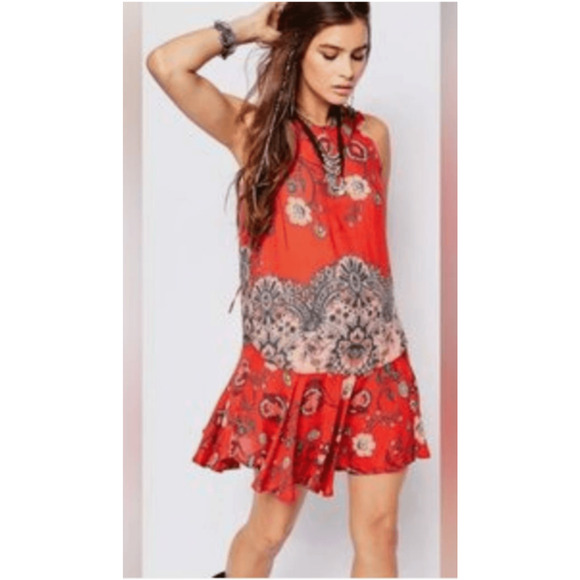 Free People Dresses & Skirts - Intimately Free People Dobby Dot Dress Size S Rayon Lightweight Sleeveless A39